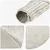 vidaXL Preproga Krem O 120 cm 100% poliester 3 mm Pralna