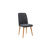 HANAH HOME Vina 01 0900 Walnut Stone (Produžni trpezarijski sto, stolice i konzola (6 komada))