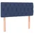 Vidaxl Box spring postelja z vzmetnico moder 90x190 cm blago