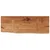 Zidna polica 80x30x2,5 cm pravokutna bagremovo drvo živi rub