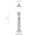 Opviq Spoljna lampa BSU-68194-BSY-BOP, 90 cm, Podna, IP65, E27, 60W, Crna