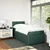 Vidaxl Box spring postelja z vzmetnico temno zelena 80x200 cm žamet