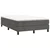 Vidaxl Box spring postelja z vzmetnico temno siva 120x200 cm žamet
