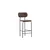 Venture Design Barski stol Ralf 49x47x105 cm rjav