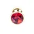 Jewellery Gold PLUG- Red