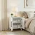 Hanah Home noćni ormarić Lumen, 51,5 cm, beli