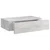 Zidne police s ladicom 2 kom boja betona 40 x 23,5 x 10 cm MDF