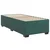 Box spring krevet s madracem tamnozeleni 90x200 cm baršunasti