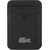 Lacoste Iconic Petit Pique MagSafe Zadnji Pokrov + Denarnica za iPhone 17 Pro Max Black