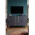 Hanah Home komoda Ilay 120, 120 cm, antracit / zlatna