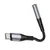 Hoco LS33 AUX priključak 3,5 mm na USB C adapter sivi