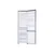 SAMSUNG RB38C650ESA Kombinovani frižider, 272l, NoFrost, Srebrni
