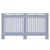 Pokrivač radijatora 2 pcs Siva 152 x 19 x 81,5 cm