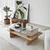 Hanah Home Klub sto Saga Rectangle, 105x35x65 cm, Bež