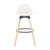 eoshop Barski stol, bela/bukev, EVANS