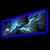 Wallity Slika na platnu sa LED osvetljenjem 30x90cm