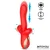 InToYou Vyron 3 Motors Thrusting & Biting Vibrator Red