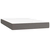 Greatstore Box spring postelja z vzmetnico siv 120x200 cm umetno usnje