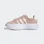 Adidas Ženske patike Grand Court Platform Suede, Svetloroze