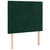 vidaXL Box spring postelja z vzmetnico temno zelena 100x200 cm žamet
