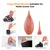 K&F Advanced long nozzle short nozzle air blowing, pink silicone material, surface touch oil