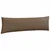 Vidaxl Blazine za kavč 2 szt. Rjava 145 x 40 cm blago