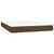 Greatstore Box spring postelja z vzmetnico temno rjava 140x200 cm blago