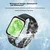 Smorss Zamenska narukvica za pametne satove za Huawei Watch Fit3/Fit4/4Pro, Crna