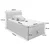 MID.YOU POSTELJA BOXSPRING 120 cm  x 200 cm , tekstil siva