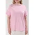 Trendyol Curve Ženska majica Tbbss25Bf00021, Roze