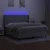 Vidaxl Box spring postelja z vzmetnico LED sv. siva 180x200 cm blago