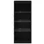 LED komoda Crni hrast 41 x 37 x 100 cm Konstruirano drvo
