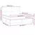 Vidaxl Box spring postelja z vzmetnico temno siva 160x200 cm blago