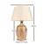 Opviq Stona lampa BK013, O35,20 cm, IP20, Krem-bela