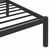 Okvir za krevet crni metalni 180 x 200 cm