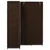 Vidaxl Kotna garderobna omara 130x87x169 cm rjava