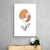 Slika minimalistični cvet na belem ozadju No2 - 20x30