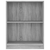 Polica za knjige sivi hrast 60x24x76 cm konstruirano drvo