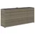 Vrtna sadilica s 2 posude siva 90 x 20 x 40 cm od poliratana