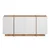 Nordure Komoda, 180x80x45cm, Bela
