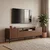 Hanah Home TV komoda Rivoli, 160 cm, orah Milano / crna