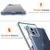 Techsuit Shockproof Clear Silicone prozirna maskica otporna na udarce za Motorola Edge 30 Fusion