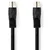 CAGL20000BK20 DIN Audio Kabl, DIN 5-Pin Muski, DIN 5-Pin Muski, Niklovan, 2.00 m, Okrugli, PVC, Crni