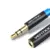 3.5mm platnom presvucen audio produzetak kabl sa metalnim konektorima 0.5m