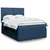 vidaXL vidaXL Box spring postelja z vzmetnico modra 160x200 cm blago, (21306739)