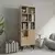Hanah Home Polica za knjige Kiato, 60x170x30 cm, Hrast