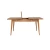 HANAH HOME Vina 01 1005 Atlantic Pine Cream (Produžni trpezarijski sto, stolice i konzola (6 komada))