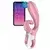 Vibrator Hug Me, Silikonski, 21cm, Roze