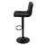 ShopJK BARSKI STOL ARAKO BLACK EKO USNJA BEL