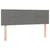 Vidaxl Box spring posteljni z vzmetnico temno siv 140x190 cm blago